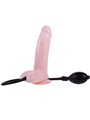 Baile - Inflatable Realistic Inflatable Dildo with Suction Cup 19.3 CM