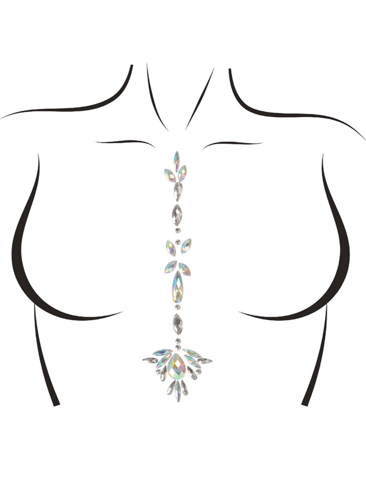 Leg Avenue - Jade Adhesive Body Jewel