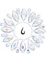 Leg Avenue Fluer Body Jewelry - Gioiello Adesivo Iridescente per il Corpo