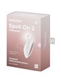 Satisfyer Spot On 2 - Vibratore Massaggiatore Clitoridale Bianco Lucido