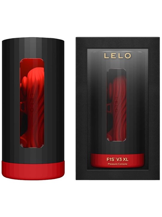 Lelo F1S V3 - Masturbatore Maschile con AI e APP Gratuita Taglia XL Rosso