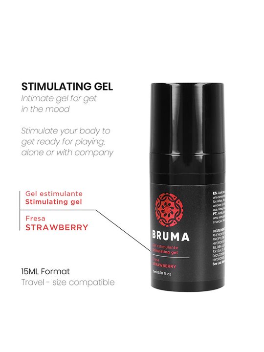 Bruma - Gel Intimo Stimolante Gusto Fragola 15 ML
