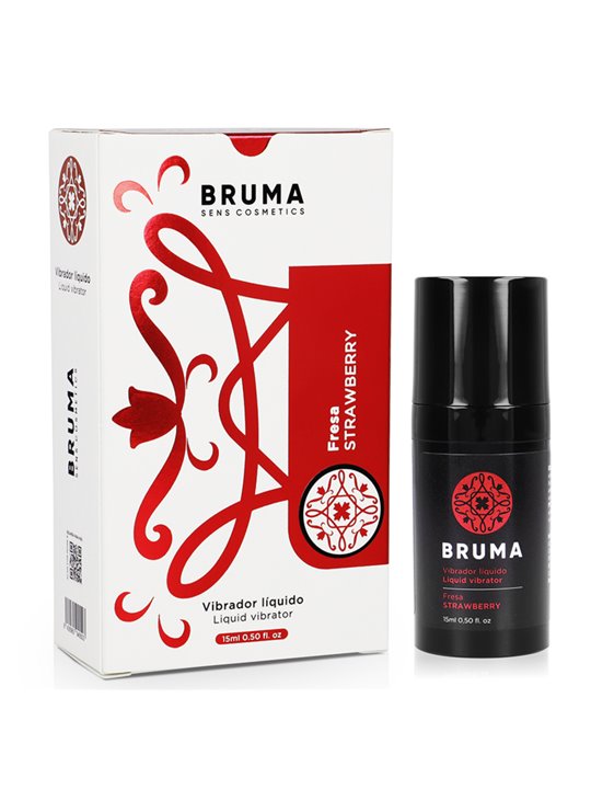 Bruma - Vibratore Liquido Ultra Scorrevole Aroma Fragola 15 ML