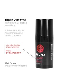 Bruma - Liquid Vibrator Ultra Sliding Strawberry 15 ML