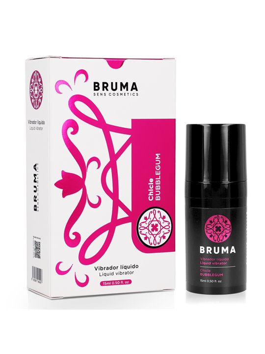 Bruma - Vibratore Liquido Ultra Scorrevole Aroma Bubblegum 15 ML