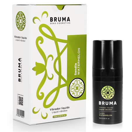 Bruma - Vibratore Liquido Ultra Scorrevole Aroma Anguria 15 ML