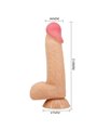 Pretty Love - Sliding Skin Series Realistic Dildo With Sliding Skin Suction Cup 20.6 Cm