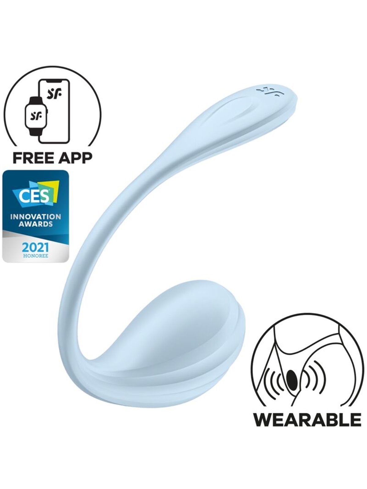 Satisfyer - Smooth Petal G-Point Stimulator Sky Blue Free App