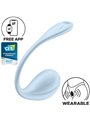 Satisfyer Smooth Petal - Stimolatore Punto G Azzurro con App Gratuita