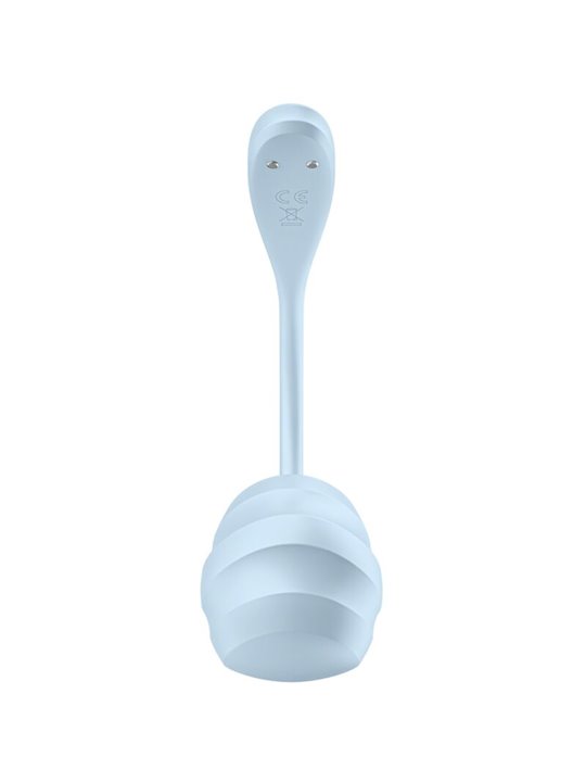Satisfyer Smooth Petal - Stimolatore Punto G Azzurro con App Gratuita