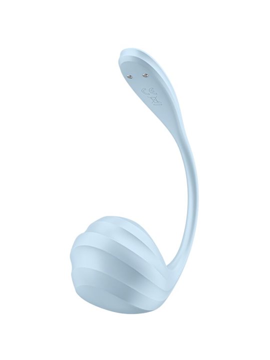 Satisfyer Smooth Petal - Stimolatore Punto G Azzurro con App Gratuita