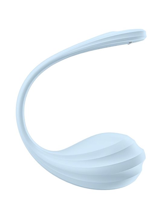 Satisfyer Smooth Petal - Stimolatore Punto G Azzurro con App Gratuita