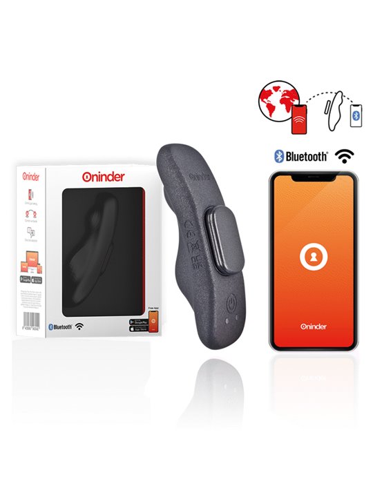Oninder - Manila Panty Rechargeable Vibrator 9 Speed 9.6 Cm X 2.6 Cm - Free App