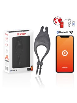 Oninder Pampa - Anello Fallico Regolabile con Vibrazione e Stimolatore Rabbit
