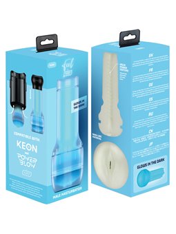 Kiiroo Glows in The Dark - Masturbatore Maschile Vagina Realistica in Silicone