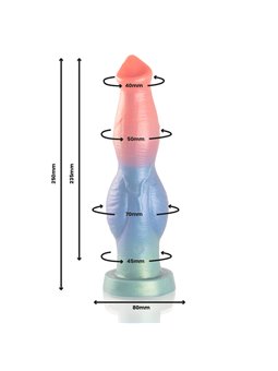 Epic Arion - Dildo Up & Down in Silicone Ispirato alla Mitologia Greca - 25 Cm