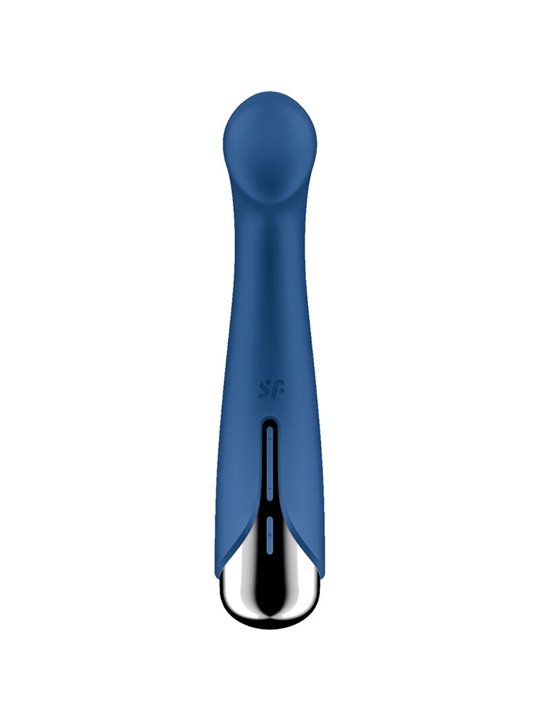 Satisfyer Spinning G-Sport 1 - Vibratore Blu in Silicone con Testa Rotante