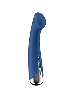 Satisfyer Spinning G-Sport 1 - Vibratore Blu in Silicone con Testa Rotante