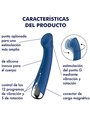 Satisfyer Spinning G-Sport 1 - Vibratore Blu in Silicone con Testa Rotante