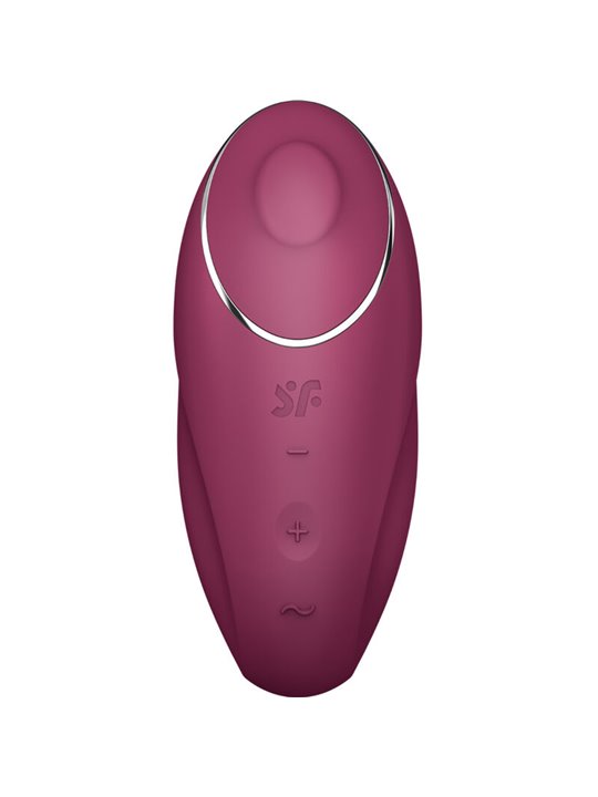 Satisfyer - Tap & Climax 1 Lay-On Vibrator Red