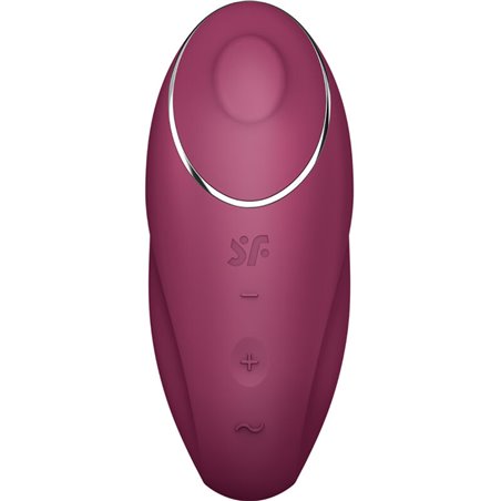 Satisfyer Tap & Climax 1 - Vibratore da Appoggio Rosso con Funzione Tocco