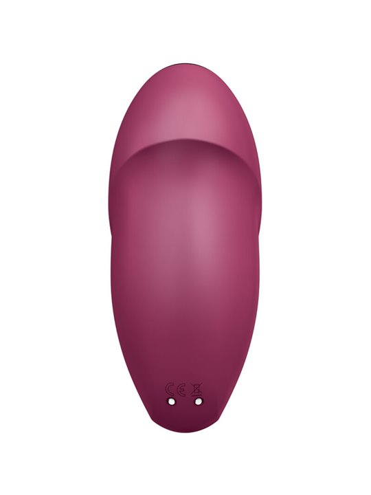 Satisfyer Tap & Climax 1 - Vibratore da Appoggio Rosso con Funzione Tocco