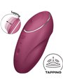 Satisfyer - Tap & Climax 1 Lay-On Vibrator Red