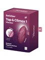 Satisfyer - Tap & Climax 1 Lay-On Vibrator Red
