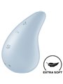 Satisfyer Dew Drop - Vibratore Blu da Appoggio a Forma di Goccia