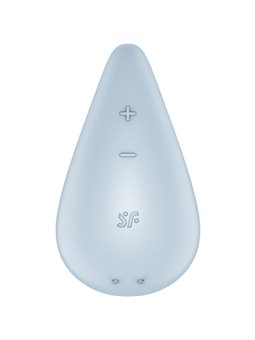 Satisfyer Dew Drop - Vibratore Blu da Appoggio a Forma di Goccia
