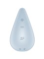 Satisfyer Dew Drop - Vibratore Blu da Appoggio a Forma di Goccia