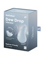 Satisfyer Dew Drop - Vibratore Blu da Appoggio a Forma di Goccia