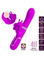 Pretty Love - Multifunction Rabbit Vibrator 4 In 1 Butterfly Fuchsia