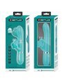 Pretty Love - Multifunction Rabbit Vibrator 4 In 1 Butterfly Aqua Green