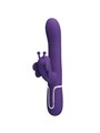 Pretty Love - Vibratore Rabbit Multifunzione in Silicone 4 in 1 Viola