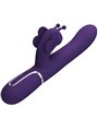 Pretty Love - Vibratore Rabbit Multifunzione in Silicone 4 in 1 Viola