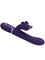 Pretty Love - Vibratore Rabbit Multifunzione in Silicone 4 in 1 Viola