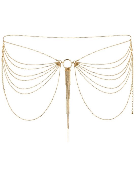 Bijoux - Gioiello per il Corpo con Catena Dorata in Metallo per la Vita