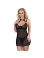 Livco Corsetti Binella - Babydoll + Lace Thong Black Size S/M