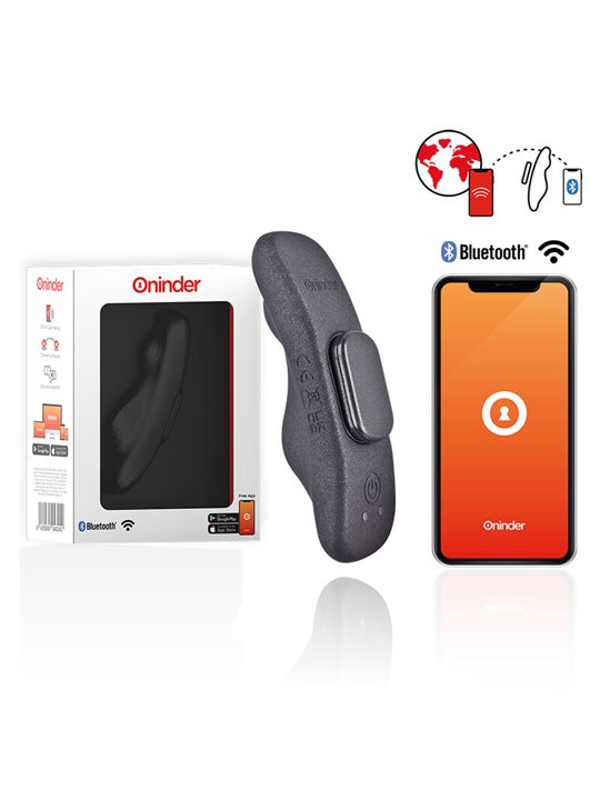 Oninder - Manila Panty Rechargeable Vibrator 9 Speed 9.6 Cm X 2.6 Cm - Free App