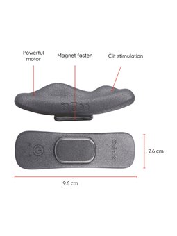 Oninder - Manila Panty Rechargeable Vibrator 9 Speed 9.6 Cm X 2.6 Cm - Free App