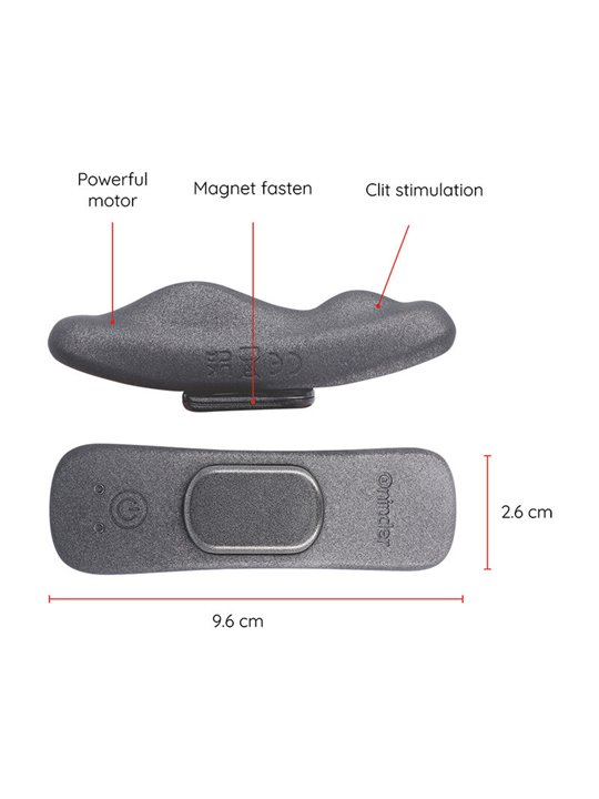 Oninder - Manila Panty Rechargeable Vibrator 9 Speed 9.6 Cm X 2.6 Cm - Free App