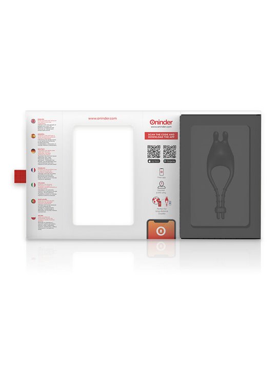 Oninder Pampa - Anello Fallico Regolabile con Vibrazione e Stimolatore Rabbit