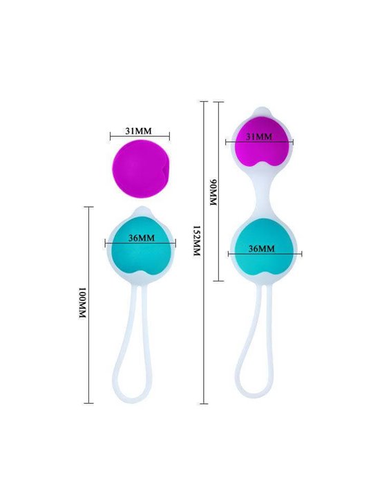 Pretty Love Kegel Ball - Sfere di Kegel in Silicone Morbido