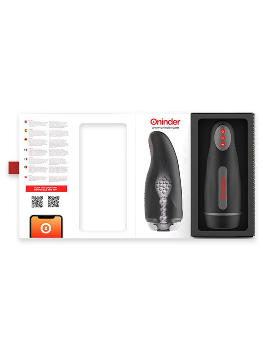 Oninder - Seoul Rechargeable Male Masturbator 10 Speed - Free App