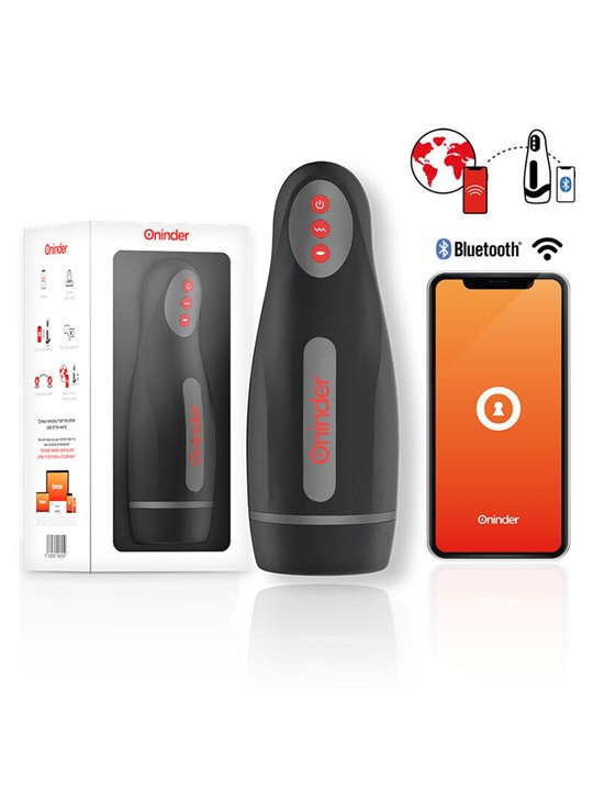 Oninder - Seoul Rechargeable Male Masturbator 10 Speed - Free App
