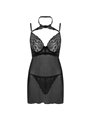 Livco Corsetti Fashion - Binella Set Babydoll + Thong Black