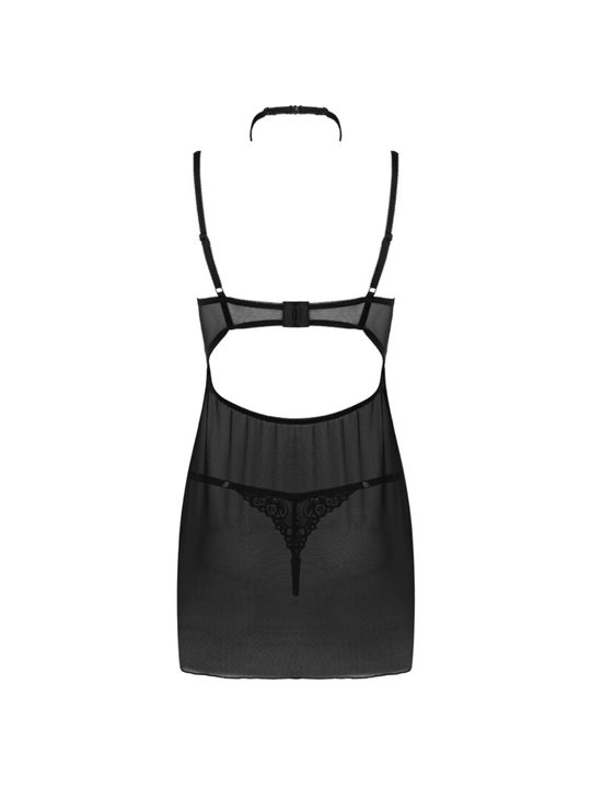 Livco Corsetti Fashion - Binella Set Babydoll + Thong Black