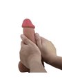 Pretty Love Sliding Skin - Dildo Realistico con Ventosa e Testicoli 23,4 Cm Marrone