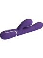 Pretty Love Mariana - Vibratore Rabbit Punto G Multifunzione 4 in 1 Viola